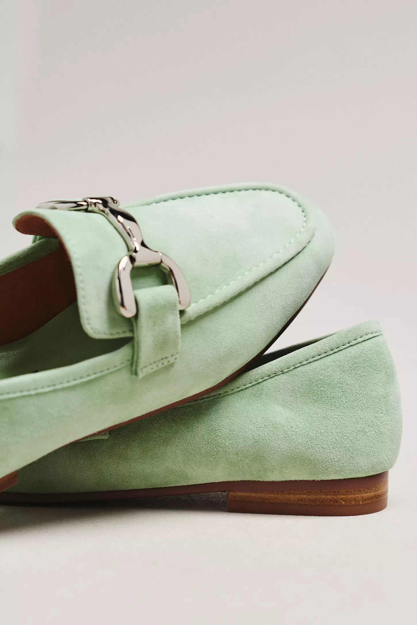 Chunky Lug-Sole Leather Loafers view 3