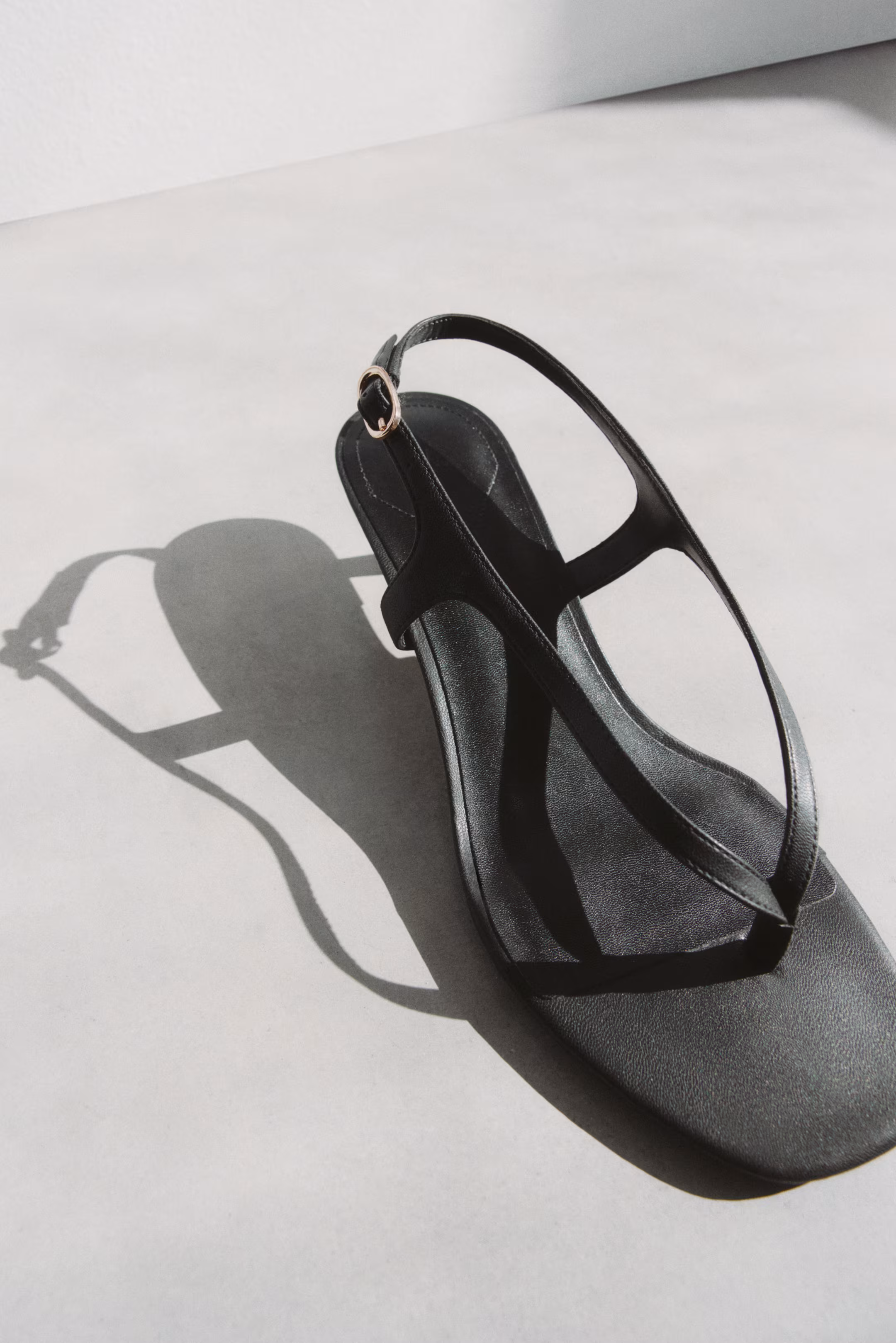 Kitten-Heeled Sandals